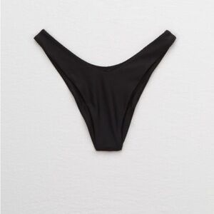 New - Aerie The NoTanLines Bikini Bottom in Black